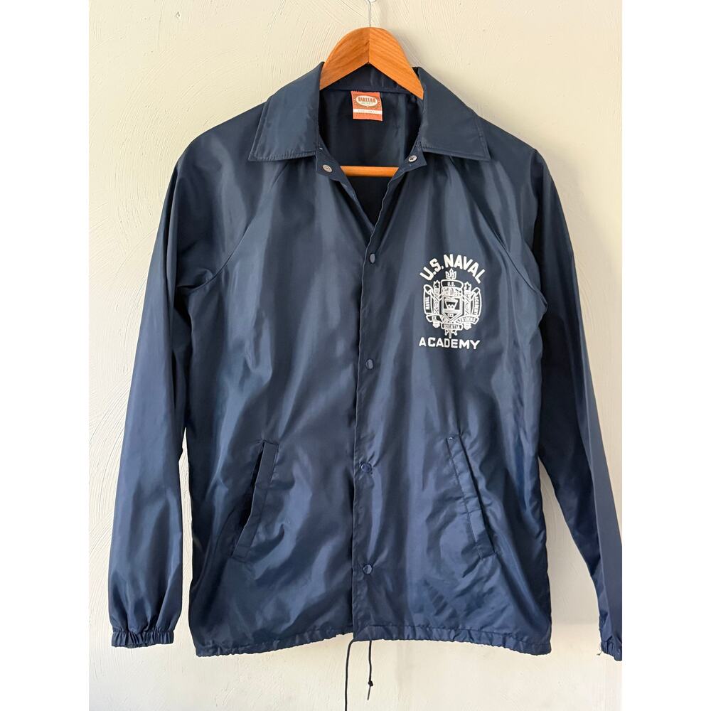 Vintage 1968 U.S. Naval Academy Hialeah Jacket Windbreaker size Small